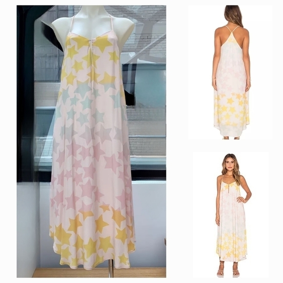 Mara Hoffman Keyhole Midi Dress in Star Blast - Picture 1 of 2